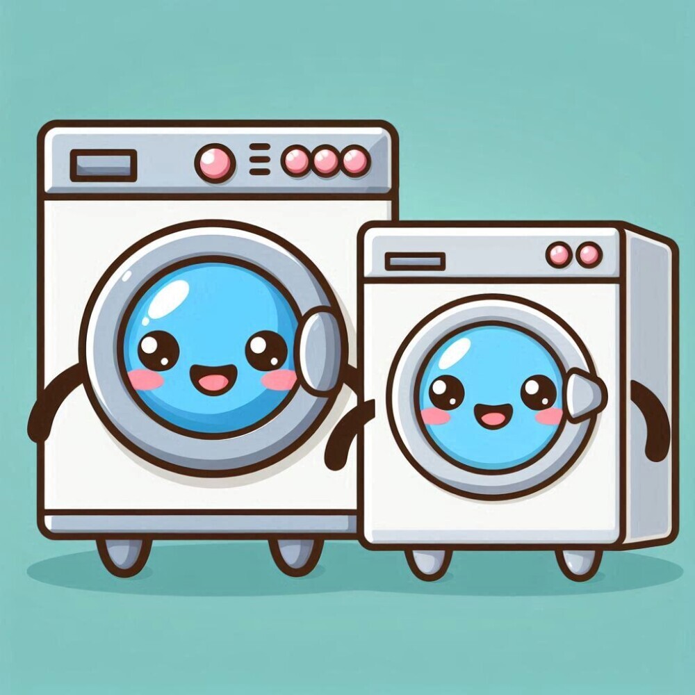 washer and dryer